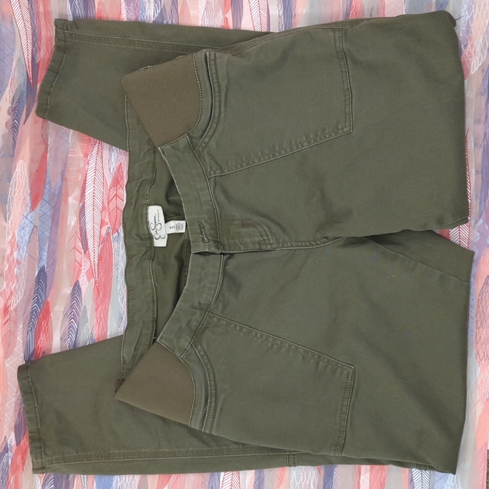 Olive maternity pants